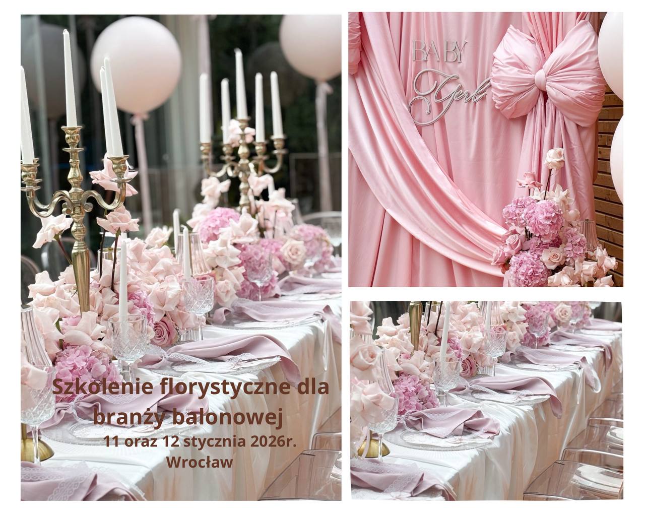 Szkolenie florystyczne offline dla branży Balonowej - 11.01.2026 Wrocław